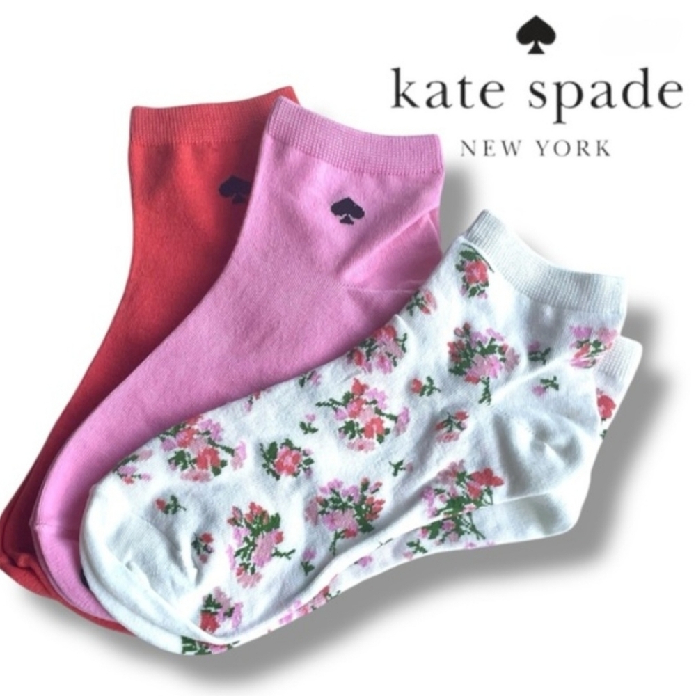 ♠️ Kate Spade Floral 3-Pack Socks